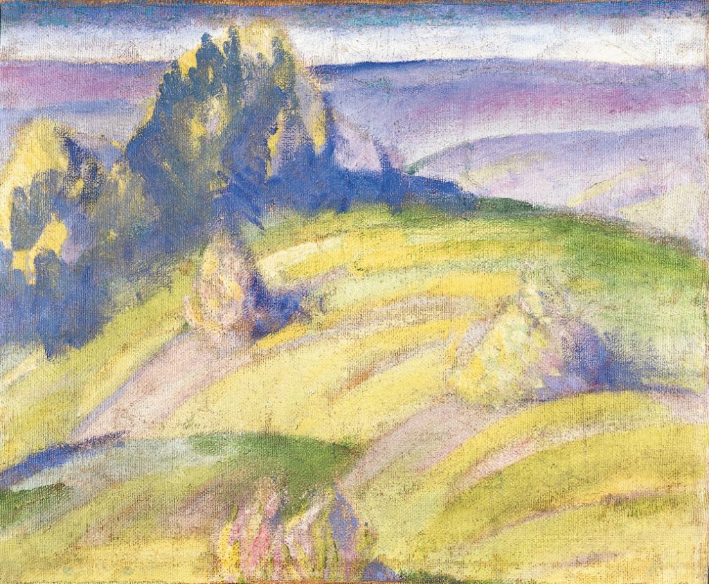 Franz Marc – Voralpenlandschaft, 1909/10