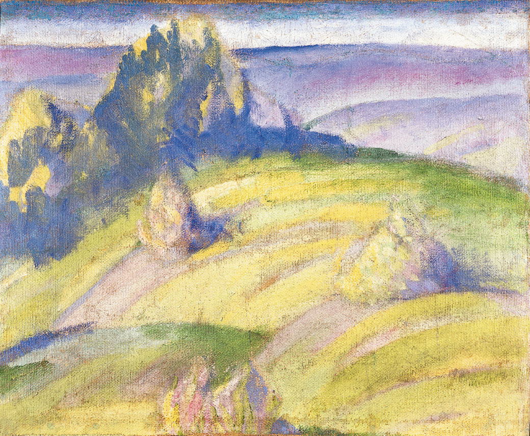 Franz Marc – Voralpenlandschaft, 1909/10