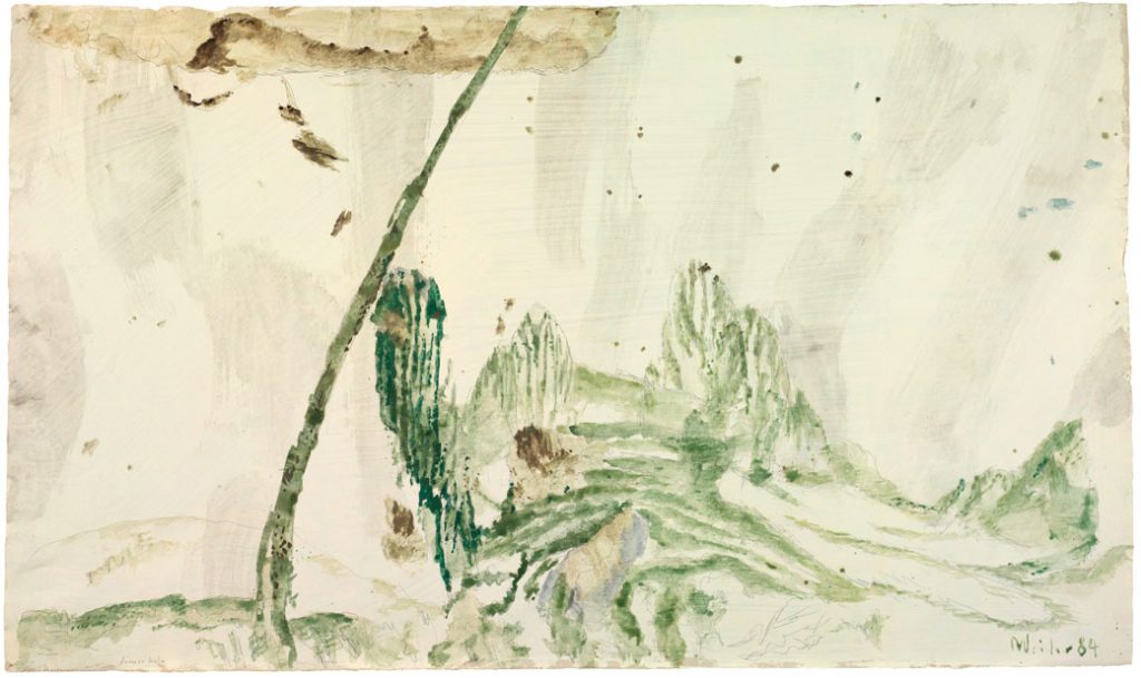 Max Weiler – Dünner Halm, 1984