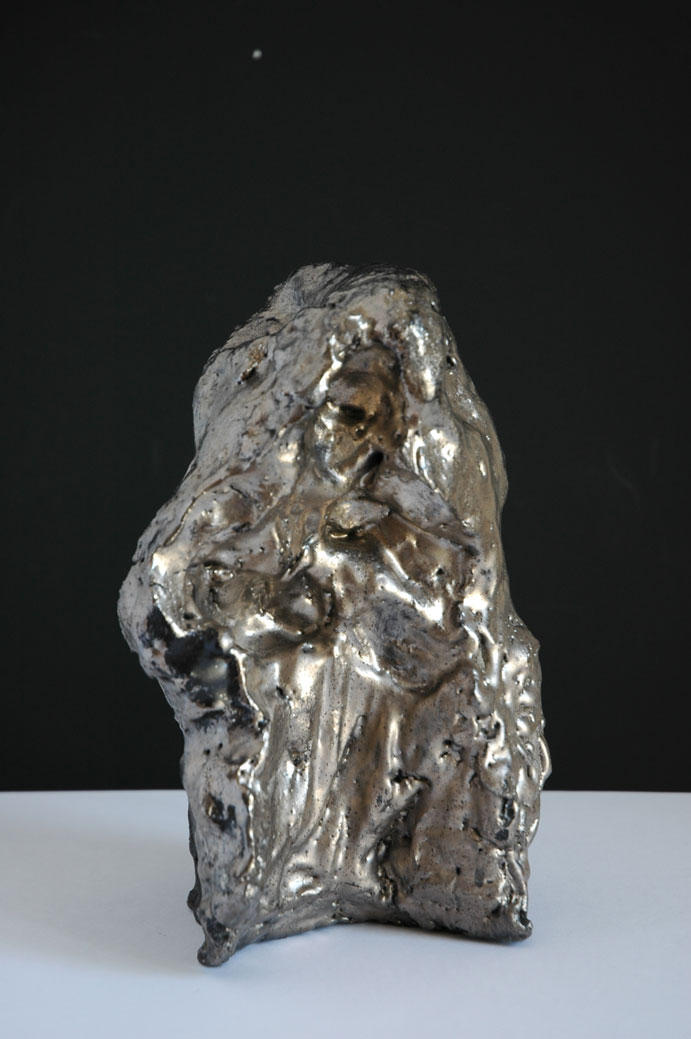 Thomas Virnich – Begegnung, 2011, Keramik mit Platinglasur, Ansicht 2