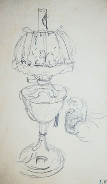 Edouard Vuillard – Lampe à alcool, um 1909