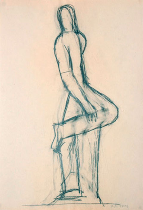 Josef Pillhofer – Stehender Akt, 1959