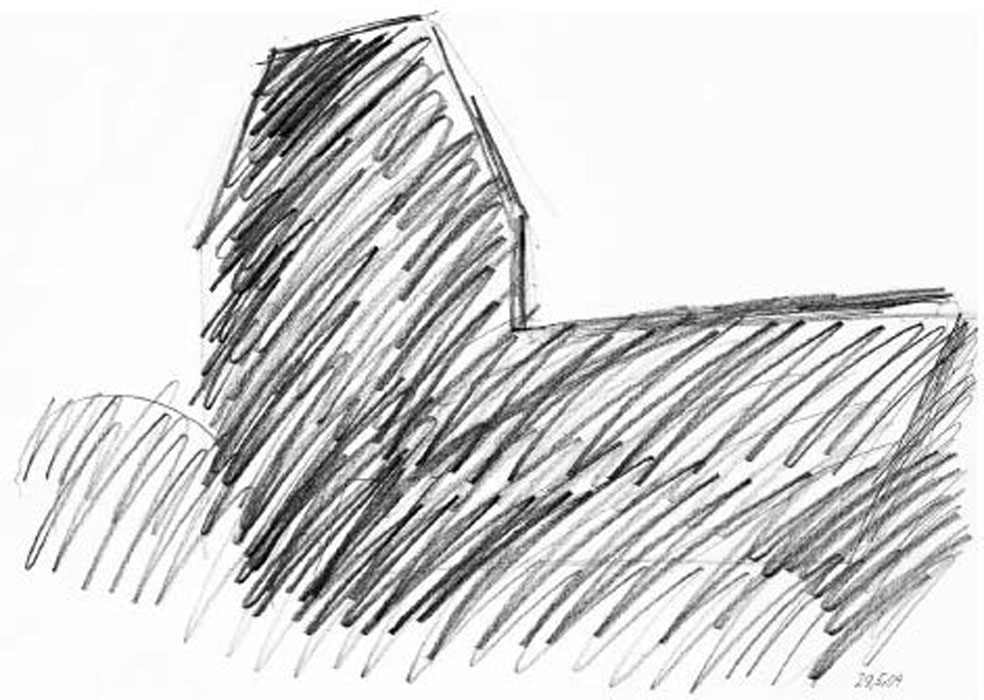 Rudolf Wachter – Studie zu »Licht über Fröttmaning«, 2004