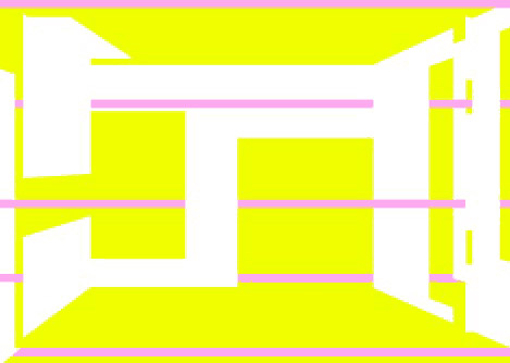 Renate Wolff, Entwurf für Raumgestaltung »Gelbsicht«, Residenzstraße 10, 3. Stock (2004)