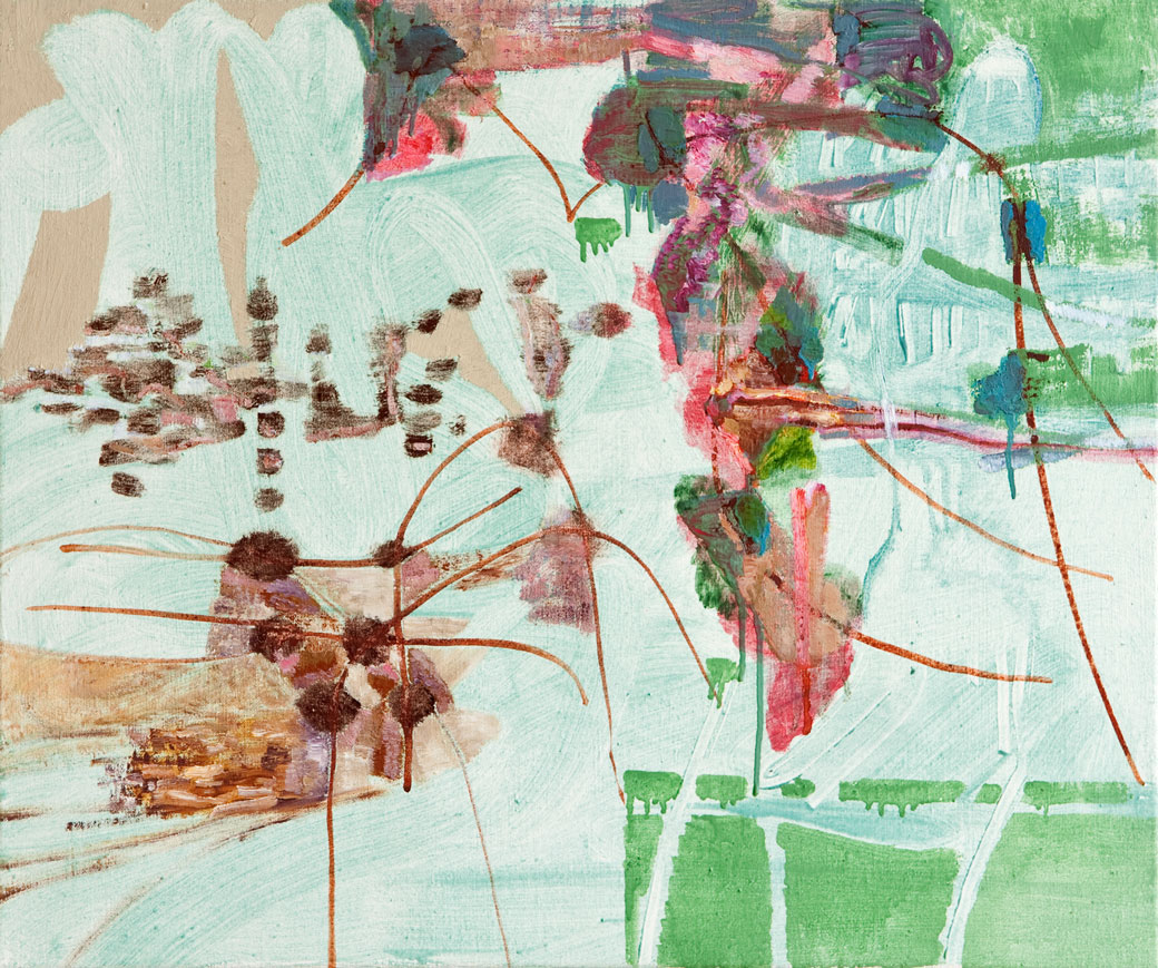 Uli Zwerenz – Ohne Titel, Eitempera und Öl auf Leinwand, 2011