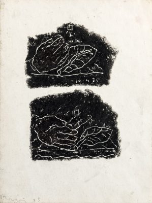 Jean-Charles Blais – Ohne Titel, 1985, 32 x 24 cm